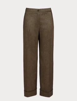 Hose aus garngefärbtem Gewebe und Viskose