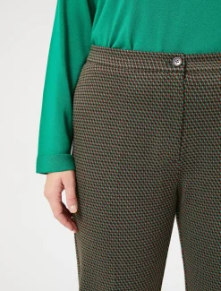 Hose aus garngefärbtem Jersey