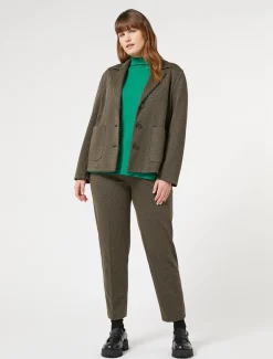 Hose aus garngefärbtem Jersey