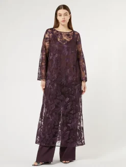 Hose aus glänzendem Envers-Satin