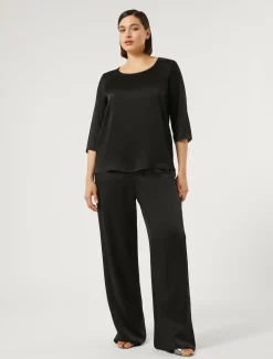 Hose aus glänzender Frisottine