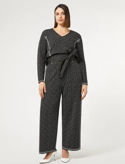 Hose aus Jacquard-Viskose