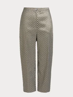 Hose aus Lurex-Jacquard