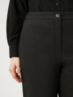 Hose aus Lurex-Jacquard