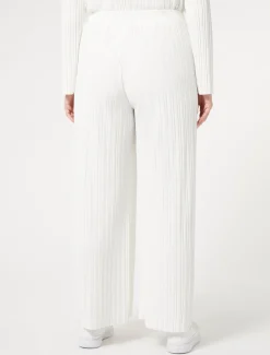 Hose aus Plissee-Jersey