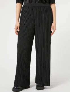Hose aus Plissee-Jersey
