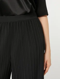 Hose aus Plissee-Jersey