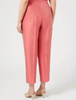 Hose aus reiner Shantung-Seide