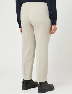 Hose aus reiner Wollpopeline