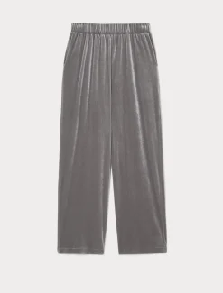 Hose aus Samt-Jersey