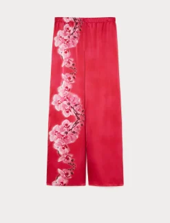 Hose aus Seidensatin