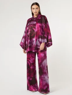 Hose aus Seidensatin