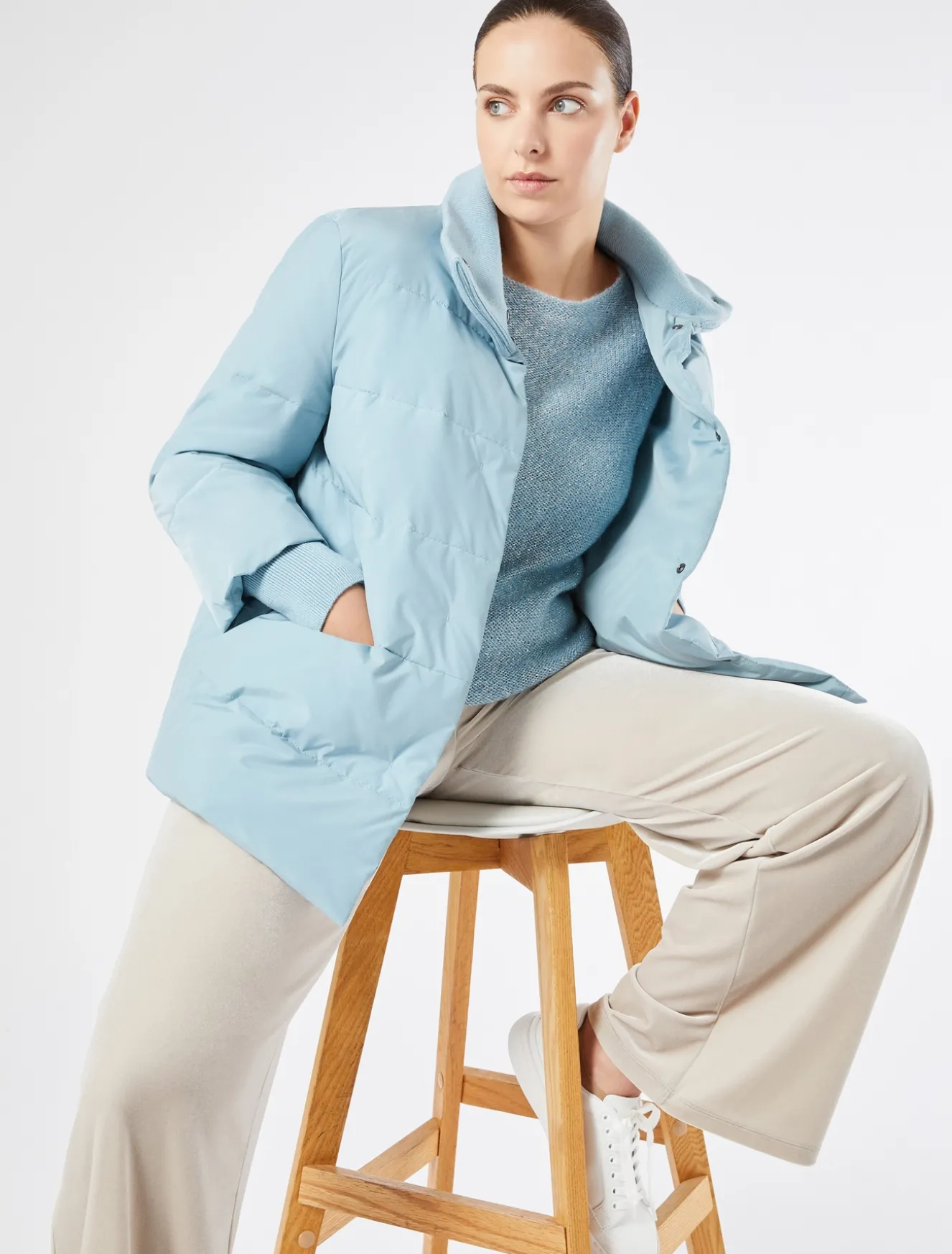 Hose aus Stretch-Chenille