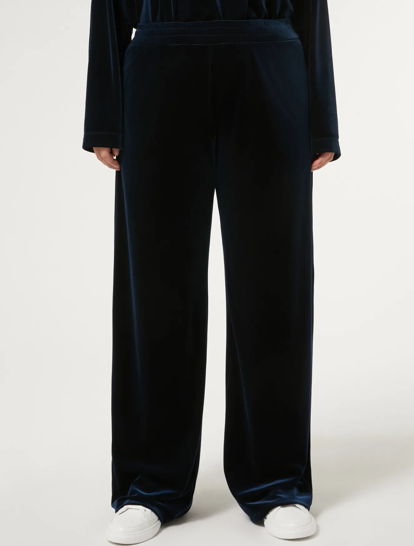 Hose aus Stretch-Chenille