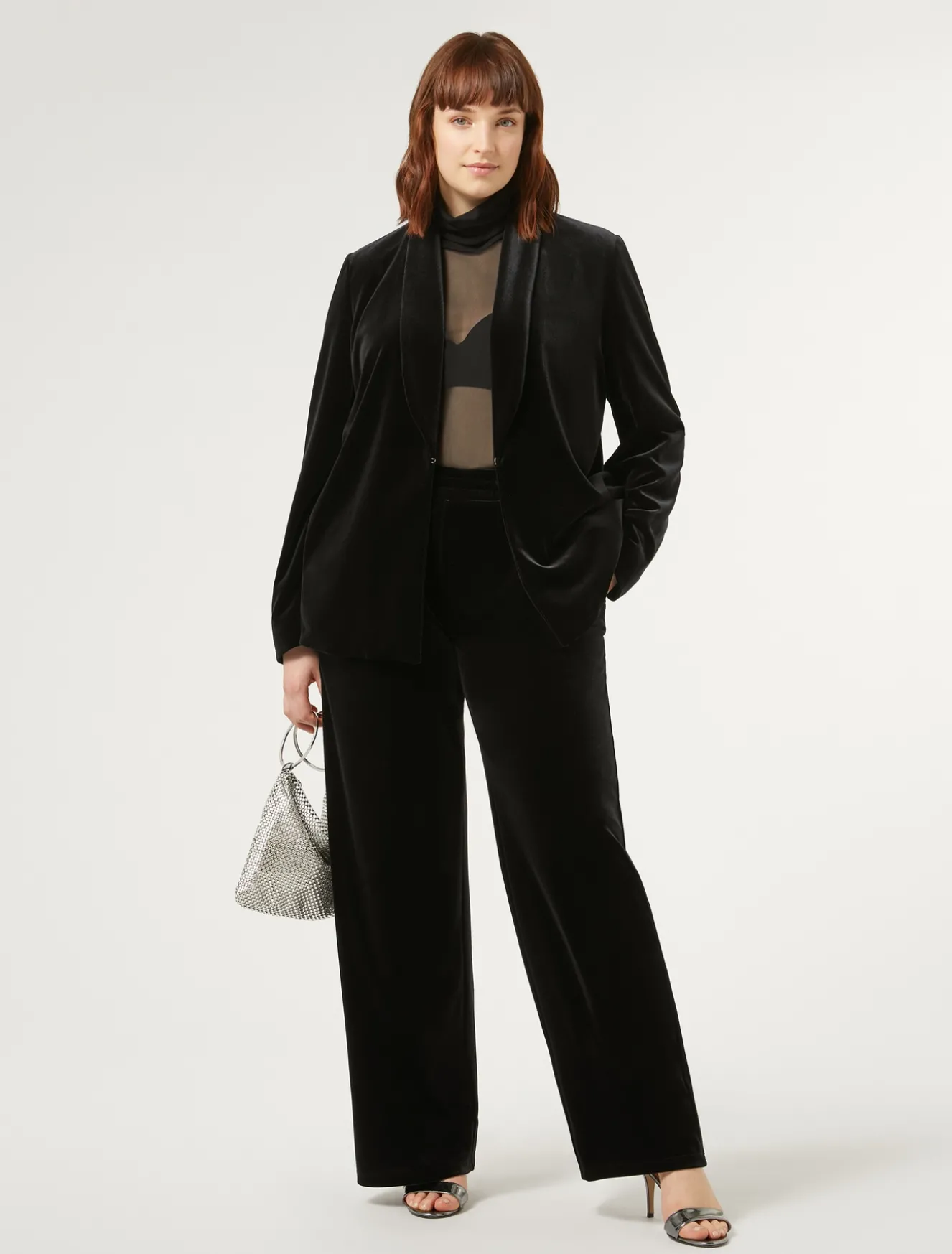 Hose aus Stretch-Chenille