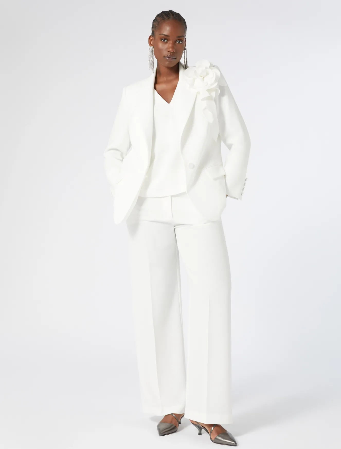 Hose aus Triacetat-Cady