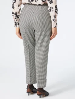 Hose aus Wollbatavia mit Stretchanteil