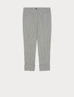 Hose aus Wollbatavia mit Stretchanteil