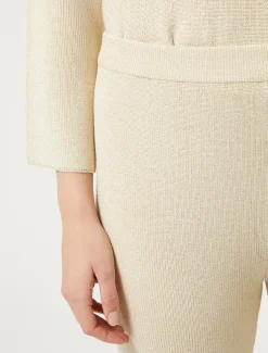 Hose aus Wolle und Lurex