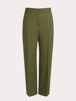 Hose aus Wollgabardine