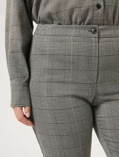 Hose mit Glencheck-Karo