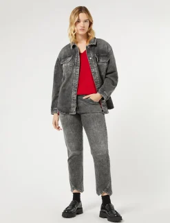 Jacke aus Baumwolldenim