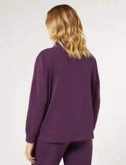 Jacke aus Baumwoll-Sweatjersey