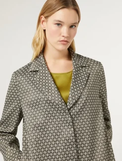 Jacke aus Lurex Jacquard