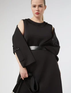 Jacke aus Neopren mit Stickerei