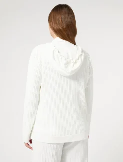 Jacke aus Plissee-Jersey