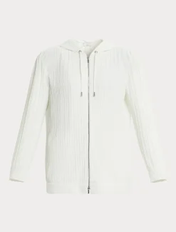 Jacke aus Plissee-Jersey