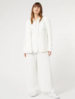 Jacke aus Plissee-Jersey