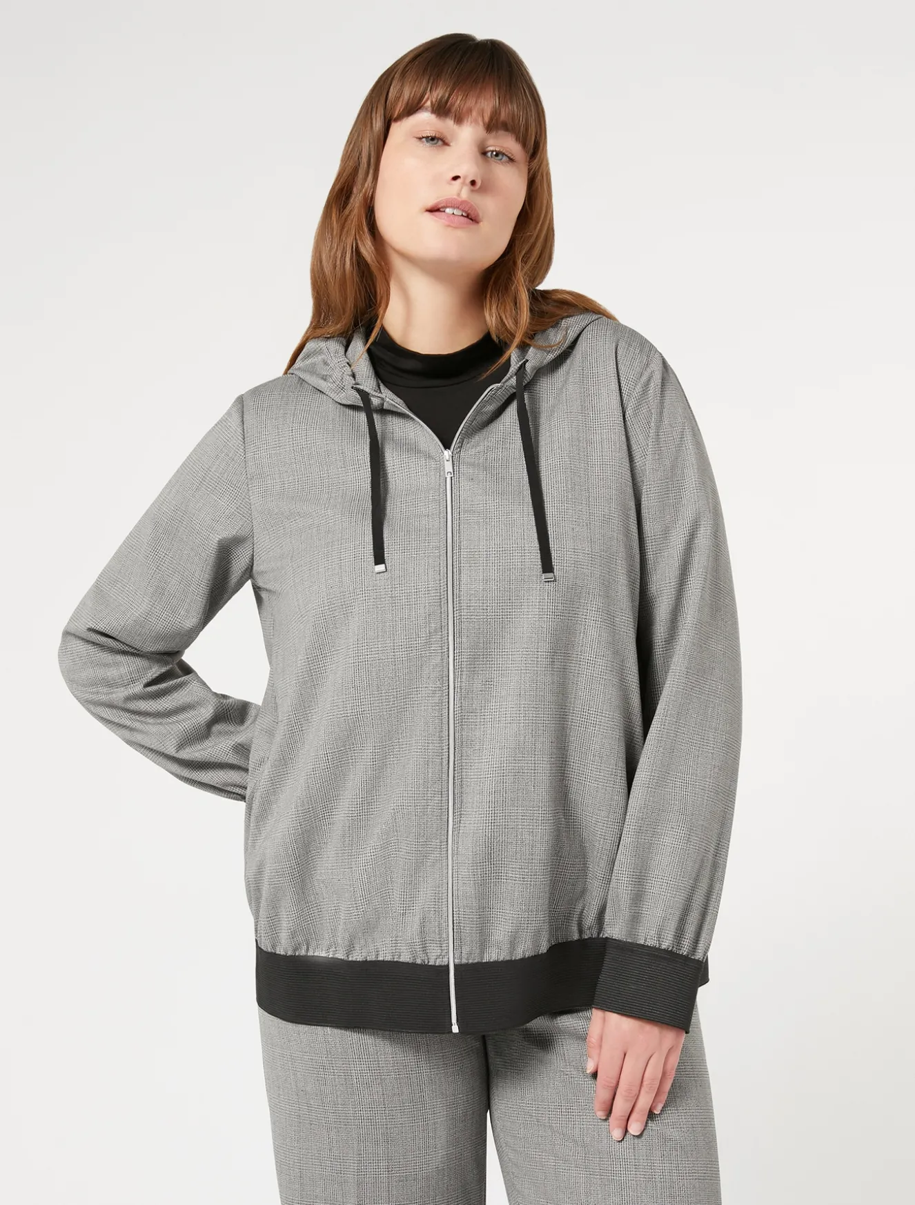 Jacke aus stückgefärbtem Garn