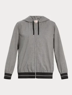 Jacke aus stückgefärbtem Garn