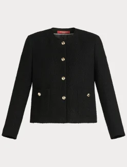 Jacke aus Strickgewebe