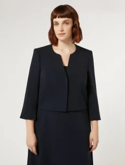 Jacke aus Triacetat-Cady