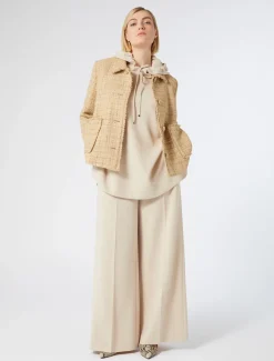 Jacke aus Triacetat-Cady