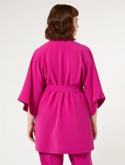 Jacke aus Triacetat-Cady