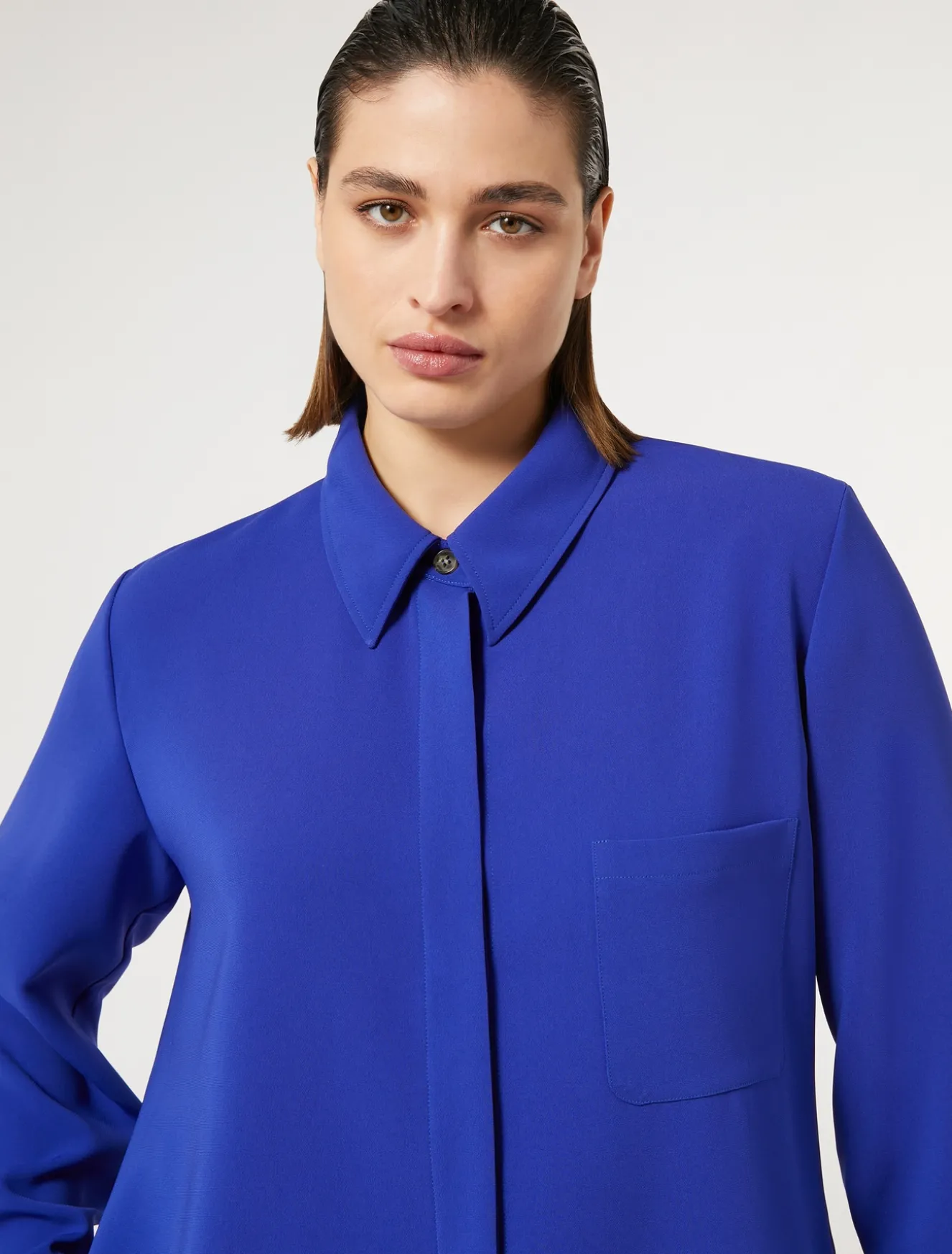 Jacke aus Triacetat-Cady