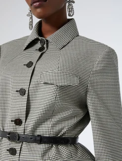 Jacke aus Wollbatavia mit Stretchanteil