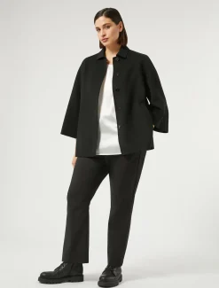 Jacke aus Woll-Kaschmir-Doppelgewebe