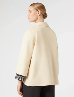 Jacke aus Woll-Kaschmir-Doppelgewebe