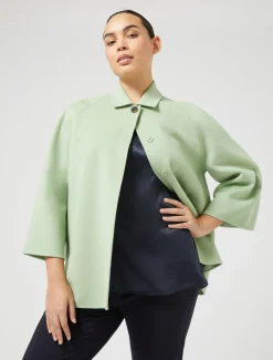 Jacke aus Woll-Kaschmir-Doppelgewebe