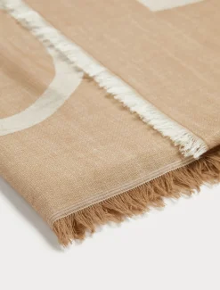 Jacquard-Stola aus Kaschmirgemisch