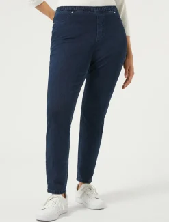 Jeans Leggings Fit aus Denim-Jersey