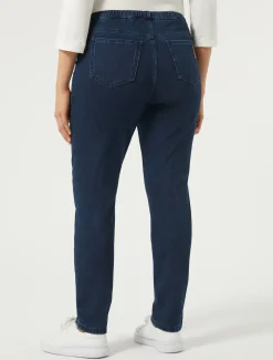 Jeans Leggings Fit aus Denim-Jersey