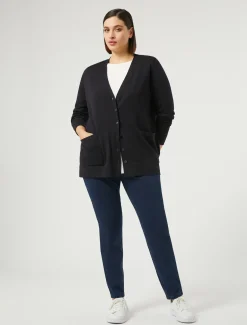 Jeans Leggings Fit aus Denim-Jersey