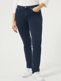 Jeans Wonder Fit aus kompaktem Denim