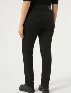 Jeans Wonder Fit aus kompaktem Denim