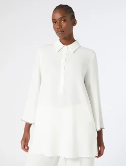 Kasack aus Cady mit Strasssteinen